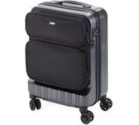 TROIKA Business-Trolley in Handgepäckgröße 18,5'', TSA-Zahlenschloss für Haupt- und Fächertasche - 36 Hours Trolley, stoßunempfindliches Polycarbonat - 47 Liter Volumen