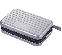 Troika Kreditkartenetui KARTENKOFFER – 9 Fächer, matt titanfarben, 105×70×30 mm