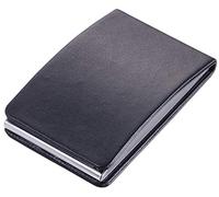 TROIKA Design Werkstatt Visitenkartenetui, magnetischer Verschluss, schwarz Midnight Style 100 x 63 x 18 mm