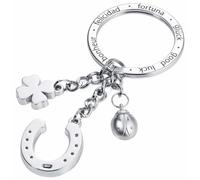 TROIKA KR16-11/CH, Keyring, Silber, 44 mm, 4 mm, 1 Stück(e)
