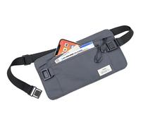 TROIKA Gürteltasche Blue Cycle Belt Bag - 1 Fach mit Ausleseschutz - passend für Tickets, Smartphone, Pass, Personalausweis, Boardingkarten - recyceltes Meeresplastik - dunkelgrau - TROIKA Original