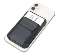 Troika Kartenetui MagSafe Cash Cards Key – für 2–5 Karten, magnetisch, Aufstellfunktion, Schwarz