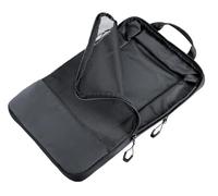 TROIKA Kompressionstasche TROIKA BLACK PACKING SHIRTS Reise Kompressionsbeutel große Packtasche mit Reißverschluss für platzsparendes Packen mit Tragegriff aus Polyester, Tarpaulin (Plane) in schwarz