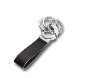 Troika KR8-02-LE - Schlüsselanhänger - Schwarz - Kunstleder - Leder - Metall - Abbildung - 31 mm - 101 mm