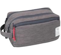 Troika Kulturbeutel Business WASHBAG 2 mit Hauptfach und weiter Öffnung zur einfachen Entnahme, Zwei Reißverschlüsse, zusätzlicher Magnet zum Verschließen, 2 Meshfächer, 3 Elastikbänder im Hauptfach