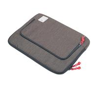 TROIKA Laptoptasche BLACK BUSINESS CARRY 2 für Laptop bis zu 14'' Aufprallschutz Kabelfach für Zubehör inkl Elastikbändern Tragegriff Kofferschlaufe aus Polyester Polyurethan Tarpaulin (Plane) schwarz