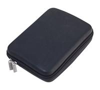 Troika Organizer-Etui mit Reißverschluss "travel Case" - Kabel-Organizer, Reise-Kosmetik- 3 Innenfächer - 6 Elastikband-Schlaufen - Trennwand (innen) - Kunstleder, Samt - schwarz