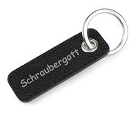 TROIKA Retrotag Schraubergott | Schlüsselring und Anhänger im Retro Style | hochwertiger und langlebiger Schlüsselanhänger | inkl Original Keyring | in Geschenkverpackung
