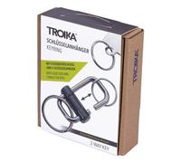 TROIKA Schlüsselanhänger 2-WAY KEY - schwarz
