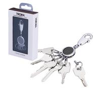 TROIKA® Schlüsselanhänger BLACK VISION schwarz St.