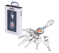 TROIKA® Schlüsselanhänger COLORFUL LEAVES mehrfarbig St.