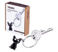 TROIKA® Schlüsselanhänger FELIX schwarz St.