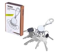 TROIKA® Schlüsselanhänger PATENT silber St.