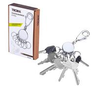 TROIKA® Schlüsselanhänger PATENT silber St.