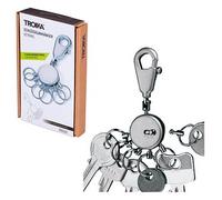 TROIKA® Schlüsselanhänger PATENT silber St.