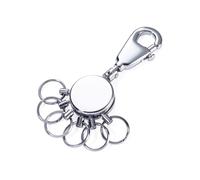 Troika Schlüsselanhänger, rund, glänzend