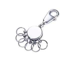 Troika Schlüsselanhänger, rund, glänzend