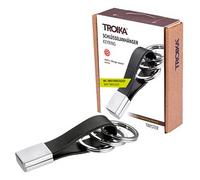 TROIKA® Schlüsselanhänger TWISTER schwarz St.