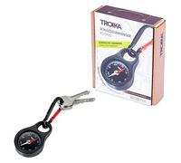 TROIKA® Schlüsselanhänger WEGWEISER schwarz St.