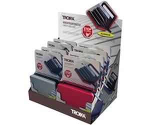 Troika Thekendisplay 8x Kartenkoffer Kartenetui (CD129)