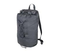 TROIKA Trekkingrucksack AIRPACK FLEX - ultraleichte 140g, wasserdicht, platzsparend faltbar - großes Hauptfach mit Rolltop Verschluss, Fassungsvermögen 18 Liter - Nylon - schwarz