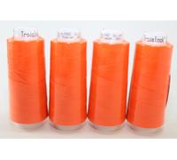 Trojalock Nr. 1428 Orange Neon 4x 2500m