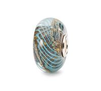 Trollbeads Blue Grooves Glas Bead TGLBE-20283