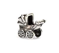 Trollbeads Silber-Bead TAGBE-20044 Baby Buggy aus 925- S...