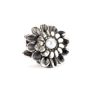 Trollbeads Silber-Bead TAGBE-00037 Chrysantheme - Novembe...