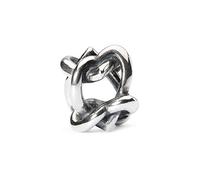 Trollbeads Damen-Bead Heart 4 you 925 Silber - TAGBE-20063