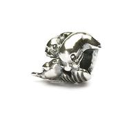 Trollbeads Damen-Bead Seehund Familie 925 Sterling Silber TAGBE-20039