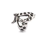 Trollbeads Damen-Bead Tanzender Schmetterling 925 Silber - TAGBE-10102