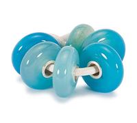 Trollbeads Damen-Bead Turquoise Agate Kit Glas - 80607