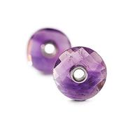 Trollbeads Ohrring-Beads TSTEA-00012 Amethyst und 925- S...