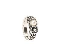 Trollbeads Damen-Ring Jugend Pearl 925 Silber Gr. 58 (18.5) - TAGRI-00168