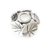 Trollbeads Frühlingskollektion Carpe Diem 2025 Silberbeads Handgefertigt (TAGBE-10286 Seerose im Morgentau)