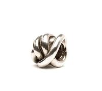Trollbeads Silber-Bead TAGBE-10049 Glücksknoten aus 925-...