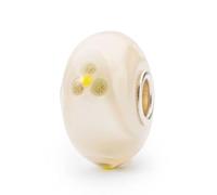 Trollbeads Ivory Flower Armadillo Glas Bead TGLBE-20317