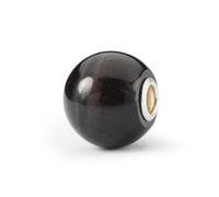 Trollbeads Jumbo Rundes Tigerauge Schwarz TSTBE-10019