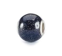 Trollbeads Runder Goldstein Bead Blau TGLBE-20397