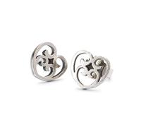 Trollbeads Silber Earring Von Herzen Ohrstecker