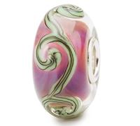 Trollbeads TGLBE-20122 Traces on Purple Glas Bead