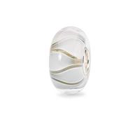 Trollbeads White Tulips Glas Bead TGLBE-10440