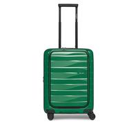 Trolley BERGPFEIL "Travel 4 Rollen Kabinentrolley 55 cm Laptopfach mit Dehnfalte", Gr. 46 l, grün (gruen), Polypropylen, Koffer (47846655-0) gruen