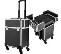 Trolley Kosmetikkoffer Friseurkoffer Multikoffer Schmuckkoffer Schminkkoffer Rollkoffer mit 4 Universalrollen