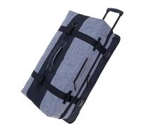 Trolley Reisetrolley Elephant Travel Reisetasche XXL 13032 Grau-Schwarz | Reise Gepäck 120 Liter Trolly Herrn Damen Tasche Schullandheim Weichgepäck Schiffsreise Hellgrau