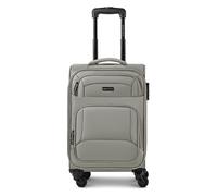 Trolley SMARTBOX "Edition 04 4 Rollen Kabinentrolley 55 cm mit Dehnfalte", Gr. 41 l, grau, Polyester, Koffer (52626206-0) grau