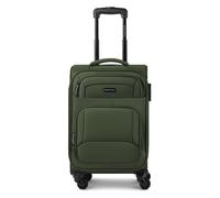 Trolley SMARTBOX "Edition 04 4 Rollen Kabinentrolley 55 cm mit Dehnfalte", Gr. 41 l, grün (gruen), Polyester, Koffer (36977620-0) gruen