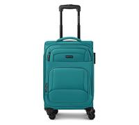 Trolley SMARTBOX "Edition 04 4 Rollen Kabinentrolley 55 cm mit Dehnfalte", Gr. 41 l, grün (petrol), Polyester, Koffer (38043930-0) petrol