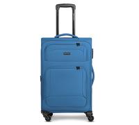 Trolley SMARTBOX "Edition 04 4 Rollen Trolley 67 cm mit Dehnfalte", Gr. 67 l, blau, Polyester, Koffer (63678439-0) blau